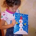 "Снеговичок", Маша Панюгина, 6 лет.