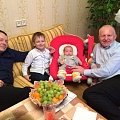 Свекр, супруг Фёдор, старший сын Иван и младшенький Егор Курбатовы