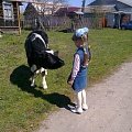Ульяна и теленок