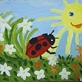"В лучах солнца",Федулова София, 6 лет. г. Бор