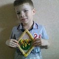 Лева 6 лет. Мимоза для мамы